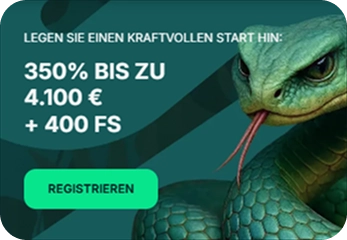 Spinaconda Casino mobiler Startbanner mit Willkommensbonus